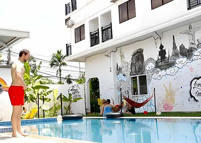 Hostel Pool Party